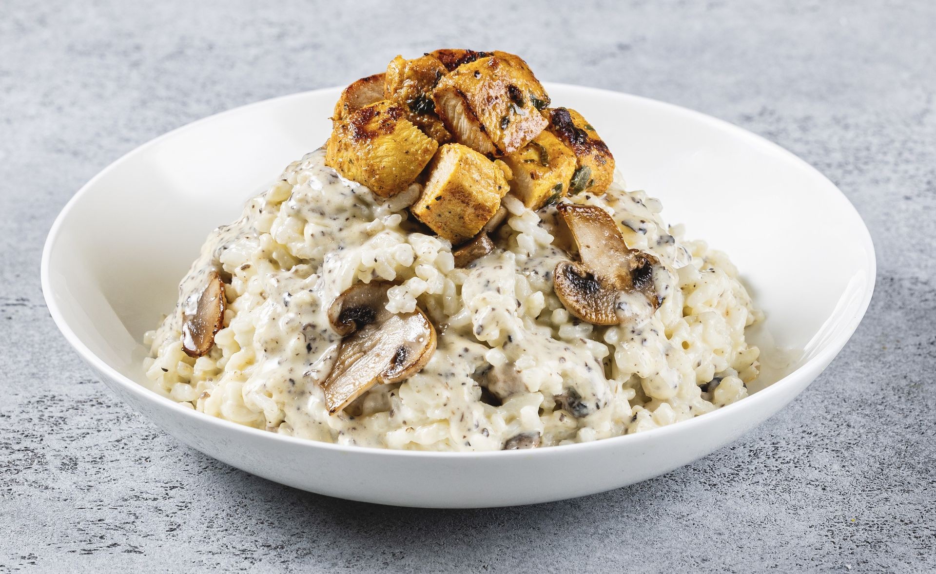 Truffle Chicken Risotto